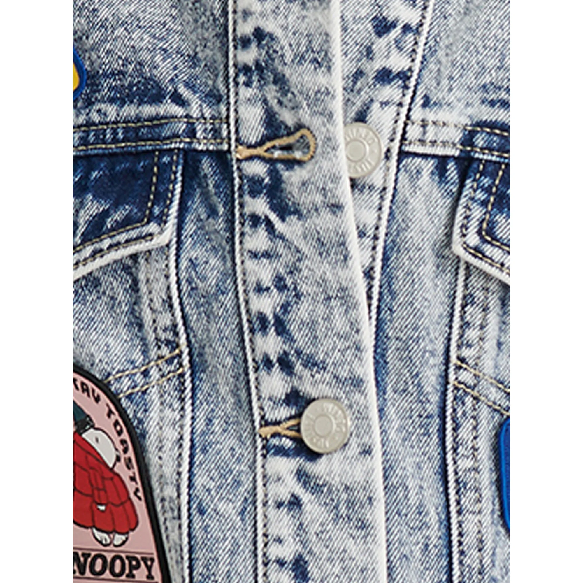 Justice x Snoopy Girls Jacket with Patches, Sizes XS -XLP - Image 6