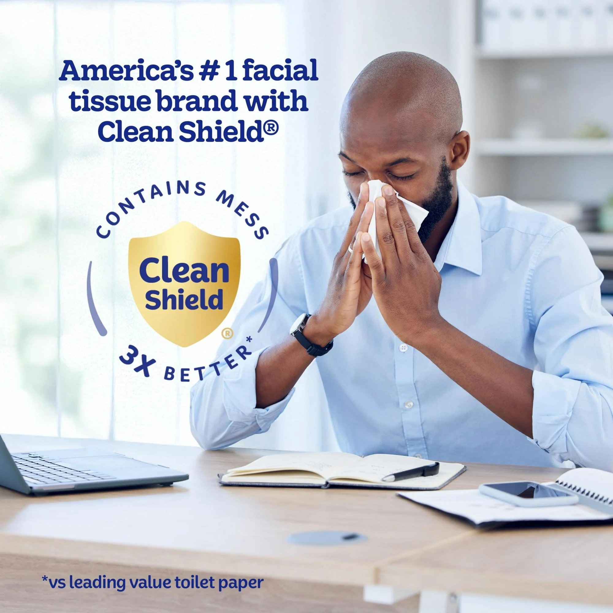 Kleenex Ultra Soft Facial Tissues, 4 Flat Boxes, 120 Tissues per Box, 3-Ply - Image 10