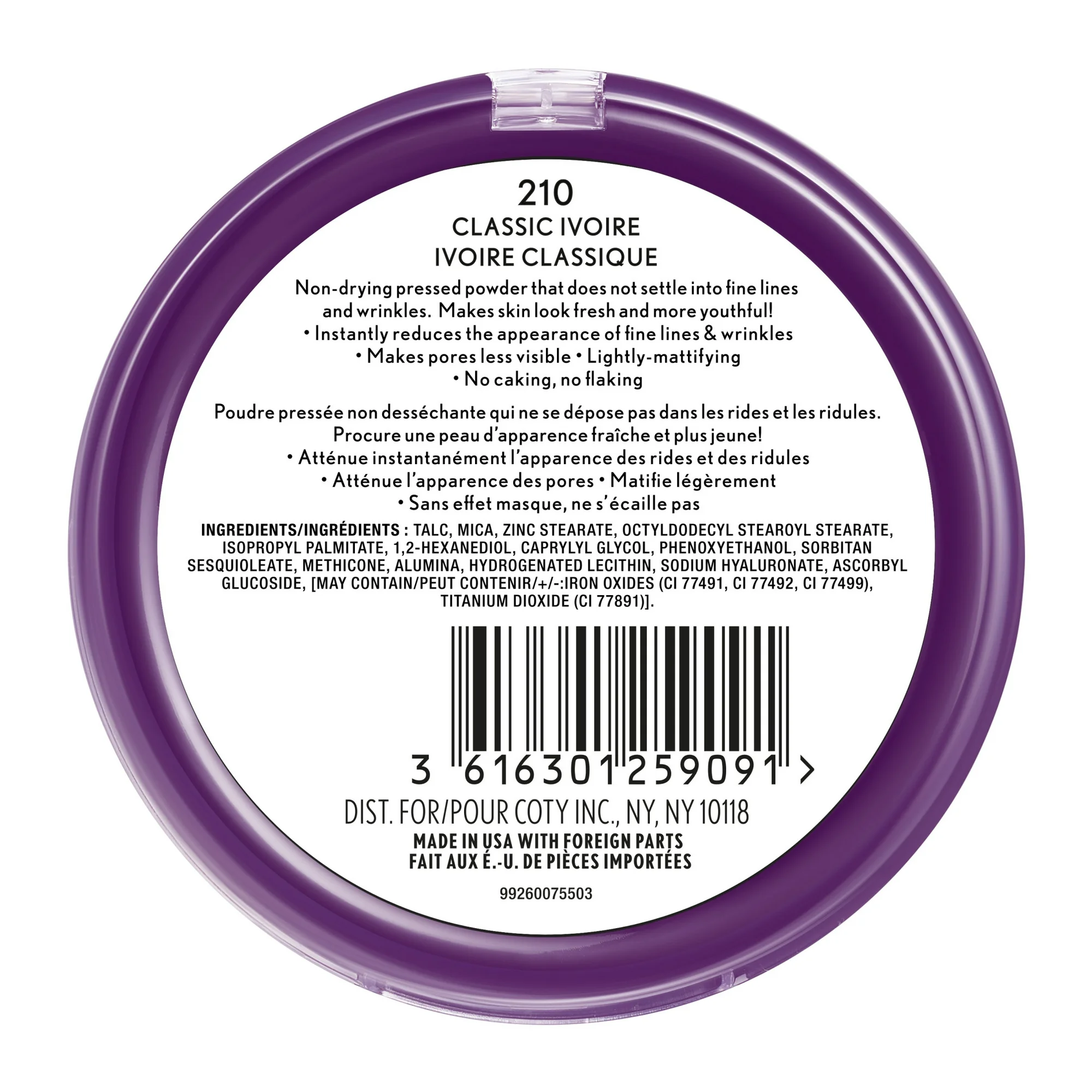 COVERGIRL Simply Ageless Wrinkle Defying Pressed Powder, 210 Classic Ivory, 3.9 oz - Image 14