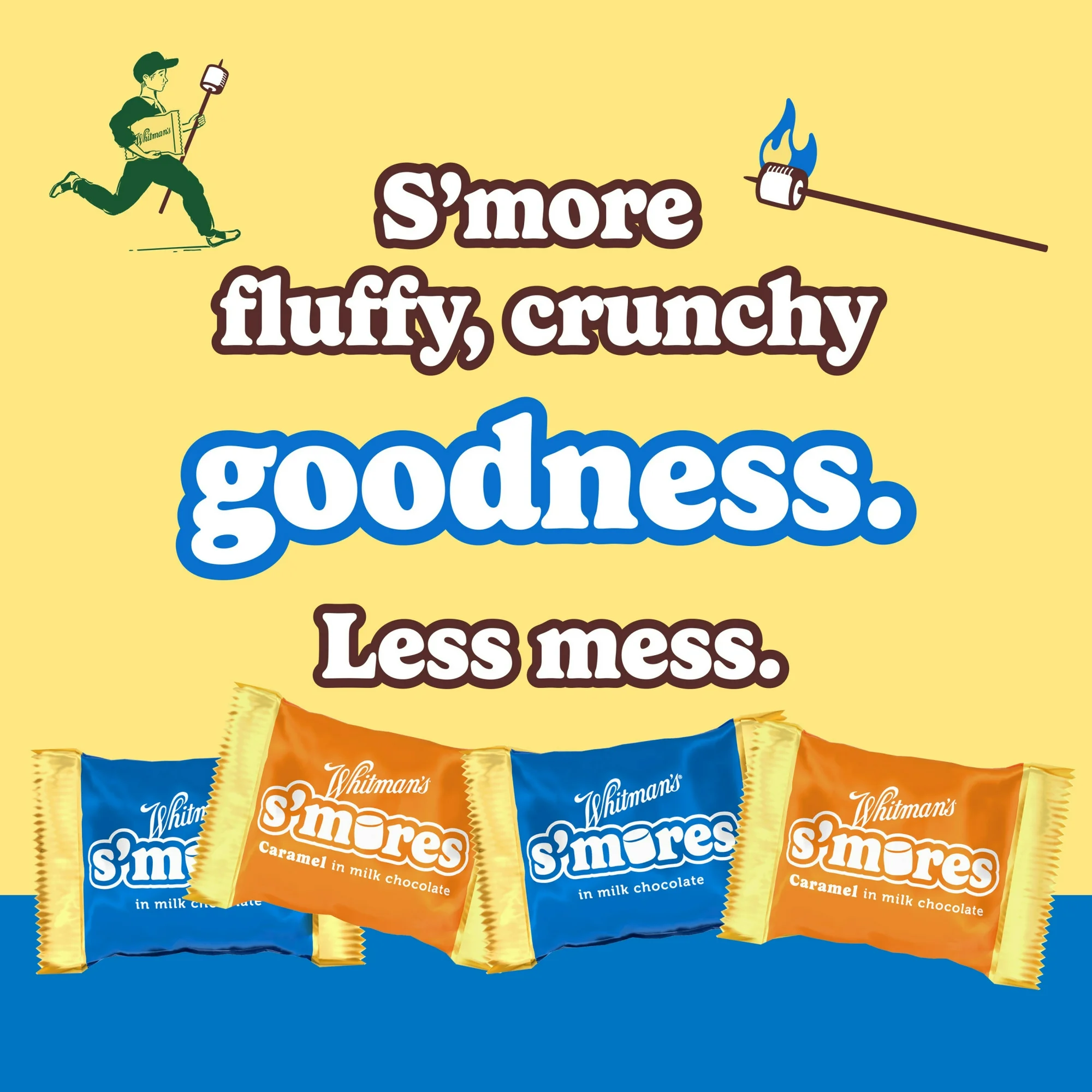 Whitman's S'Mores Milk Chocolate Candy Classic Marshmallow, Bag 7.3 oz. (10 pieces) - Image 5