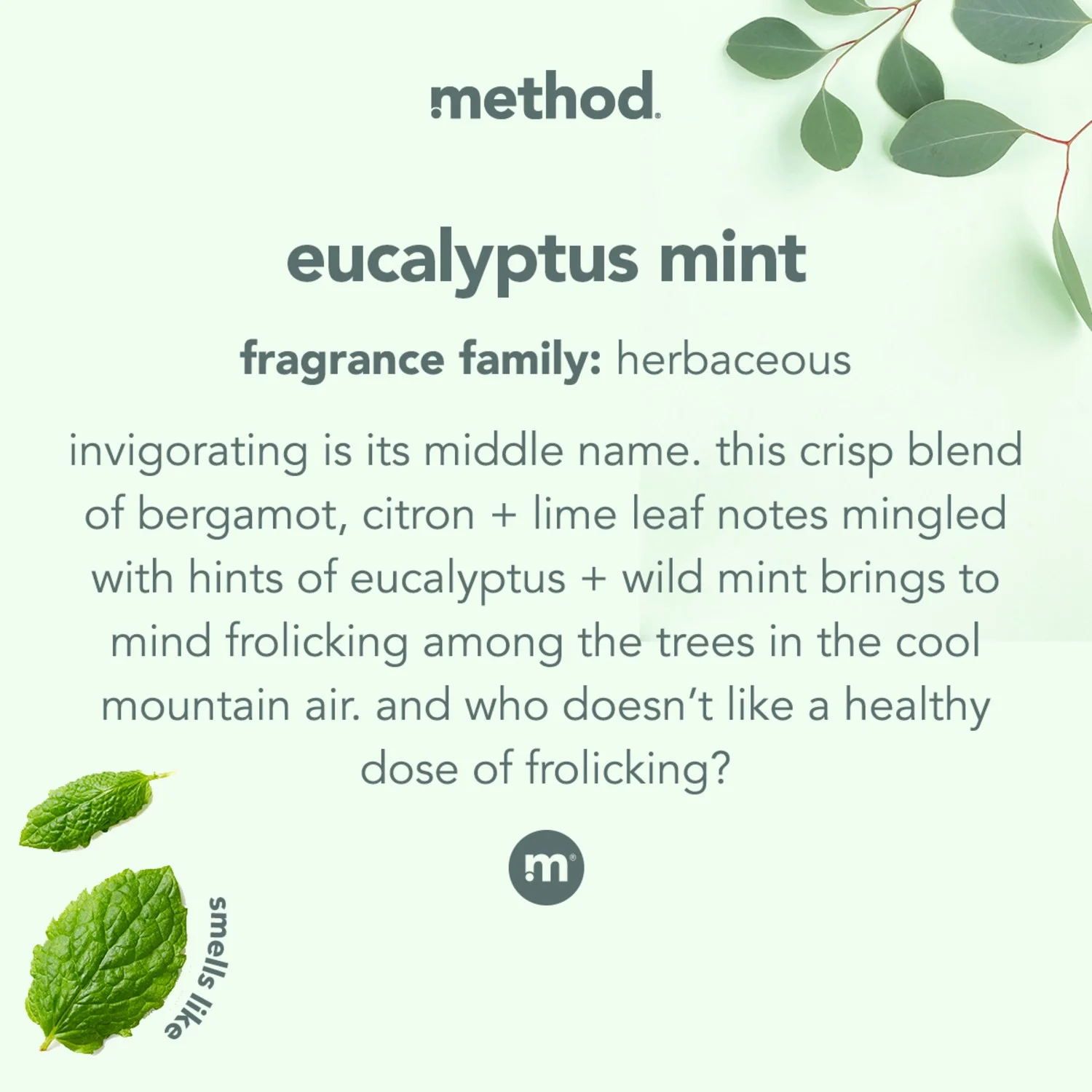 Method Eucalyptus Mint Foaming Bathroom Cleaner, 28 fl oz - Image 5