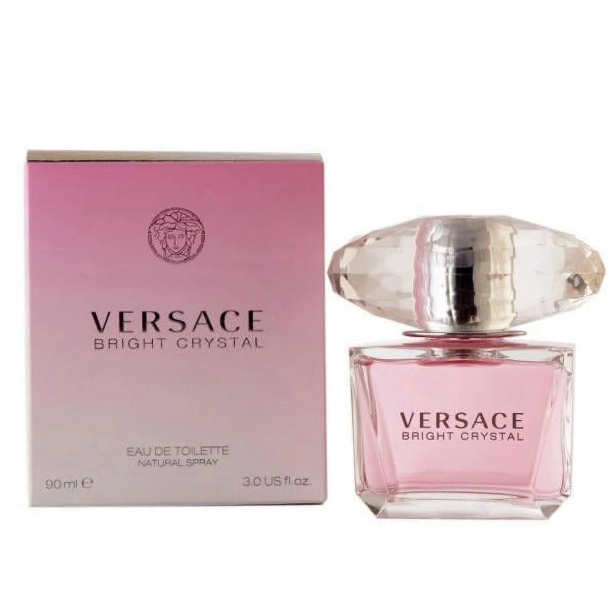 Versace Bright Crystal Eau de Toilette, Perfume for Women, 0.17 oz - Image 3
