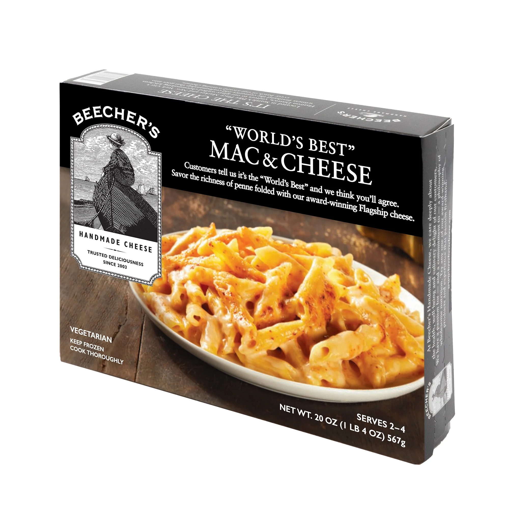 Beecher's "World's Best" Mac & Cheese, 20 oz (Frozen) - Image 4