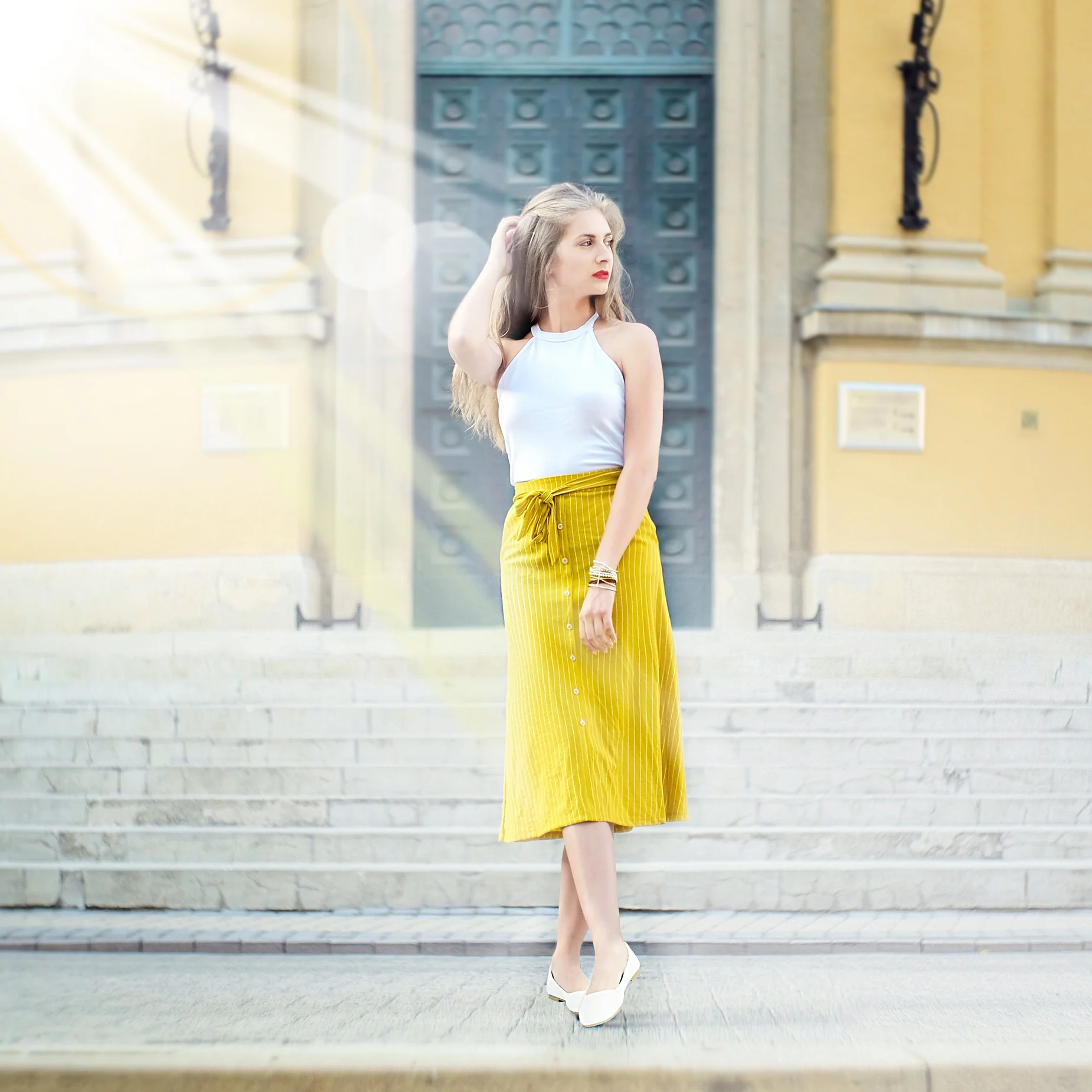 Obtaom Women's Round Toe Ballet Flats,Cute Textile Ballerina Flats,Comfortable Faux Leather Insole Low Heels Dress Shoes For Ladies (White,US9) - Image 4