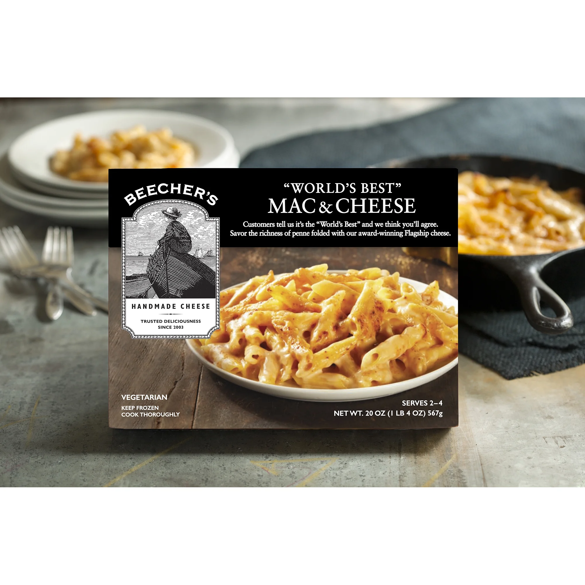 Beecher's "World's Best" Mac & Cheese, 20 oz (Frozen) - Image 8
