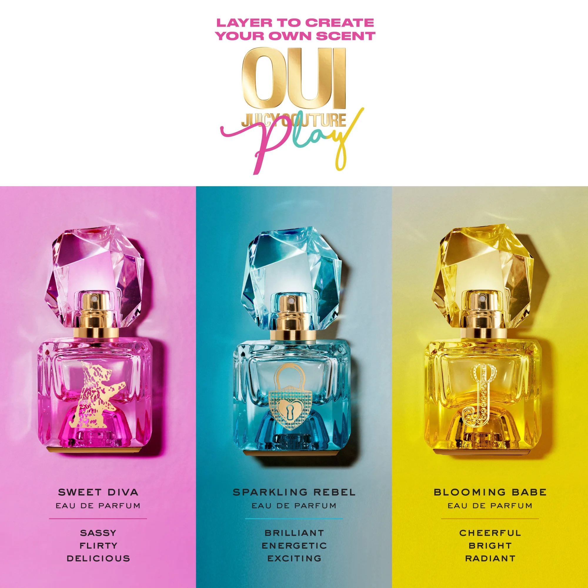 Juicy Couture OUI Play Sparkling Rebel Eau De Parfum, Perfume for Women, 0.5 oz - Image 9